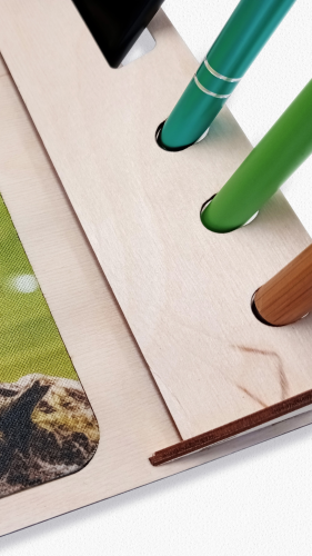 podkładka pod mysz ze stojakiem na telefon