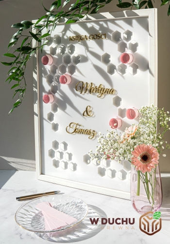 Księga gości na karteczki z życzeniami heksagony-4.jpg