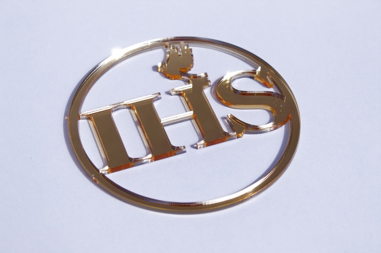 Topper pierwsza komunia święta IHS topper na bok tortu złote lustro - wzór 14.jpg