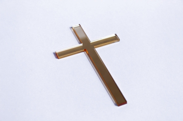 Topper pierwsza komunia święta krzyż topper na bok tortu złote lustro - wzór 16a.jpg