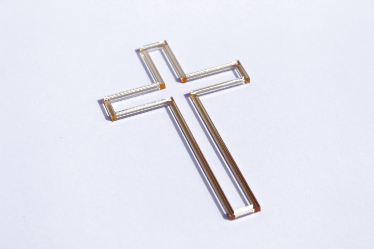 Topper pierwsza komunia święta krzyż topper na bok tortu złote lustro - wzór 16b.jpg