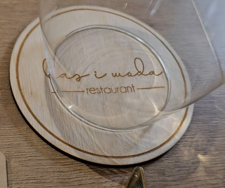 podstawka pod szkło drewniana